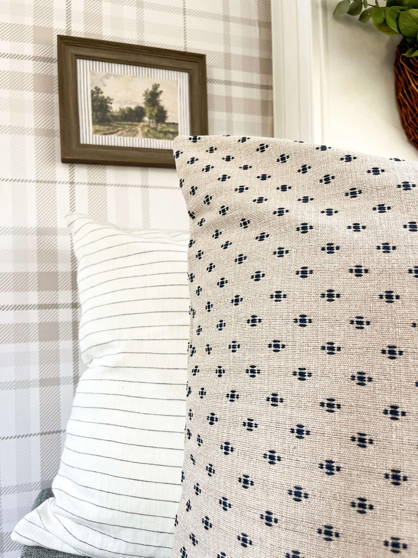 Nina cushion cover | Floral linen