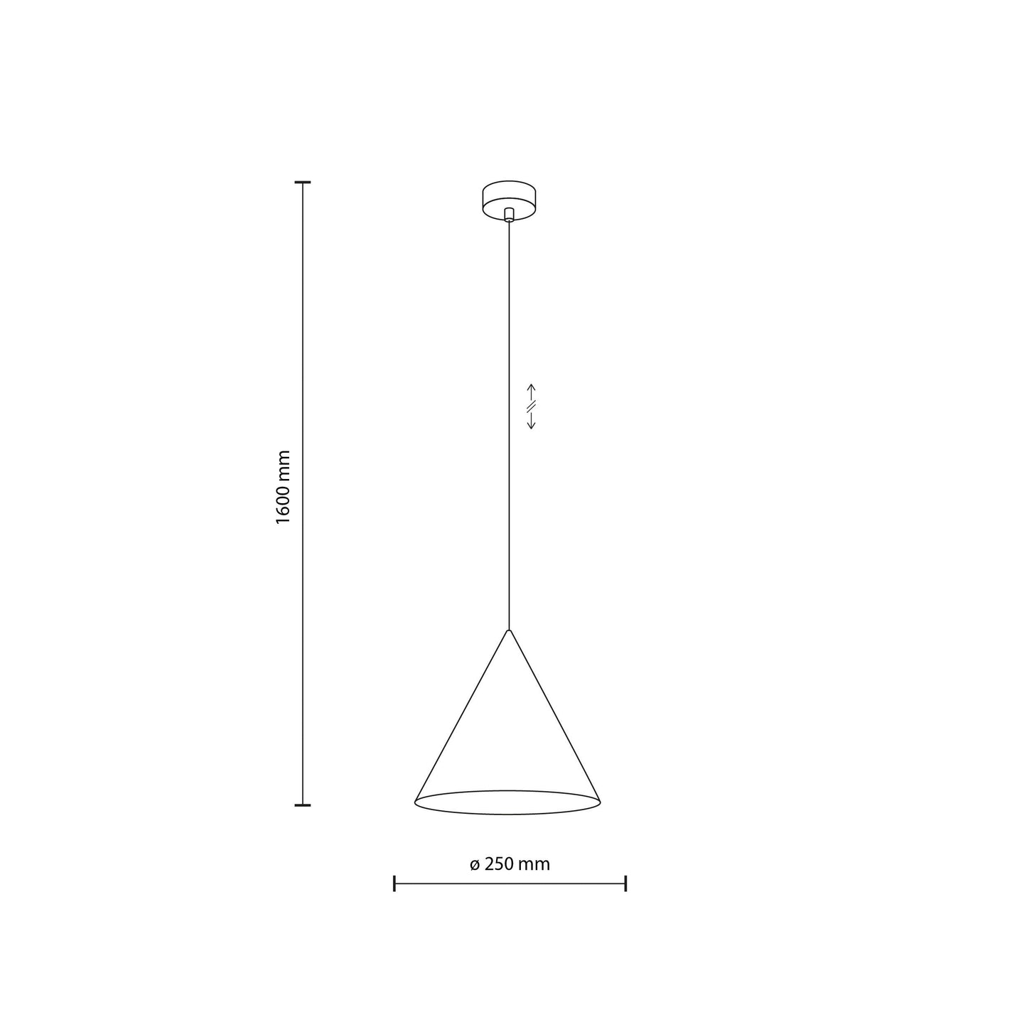 Modern minimalist pendant light CONO