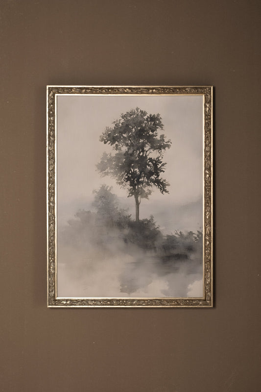 SILENCE OF THE MIST, VINTAGE SILVER FRAME
