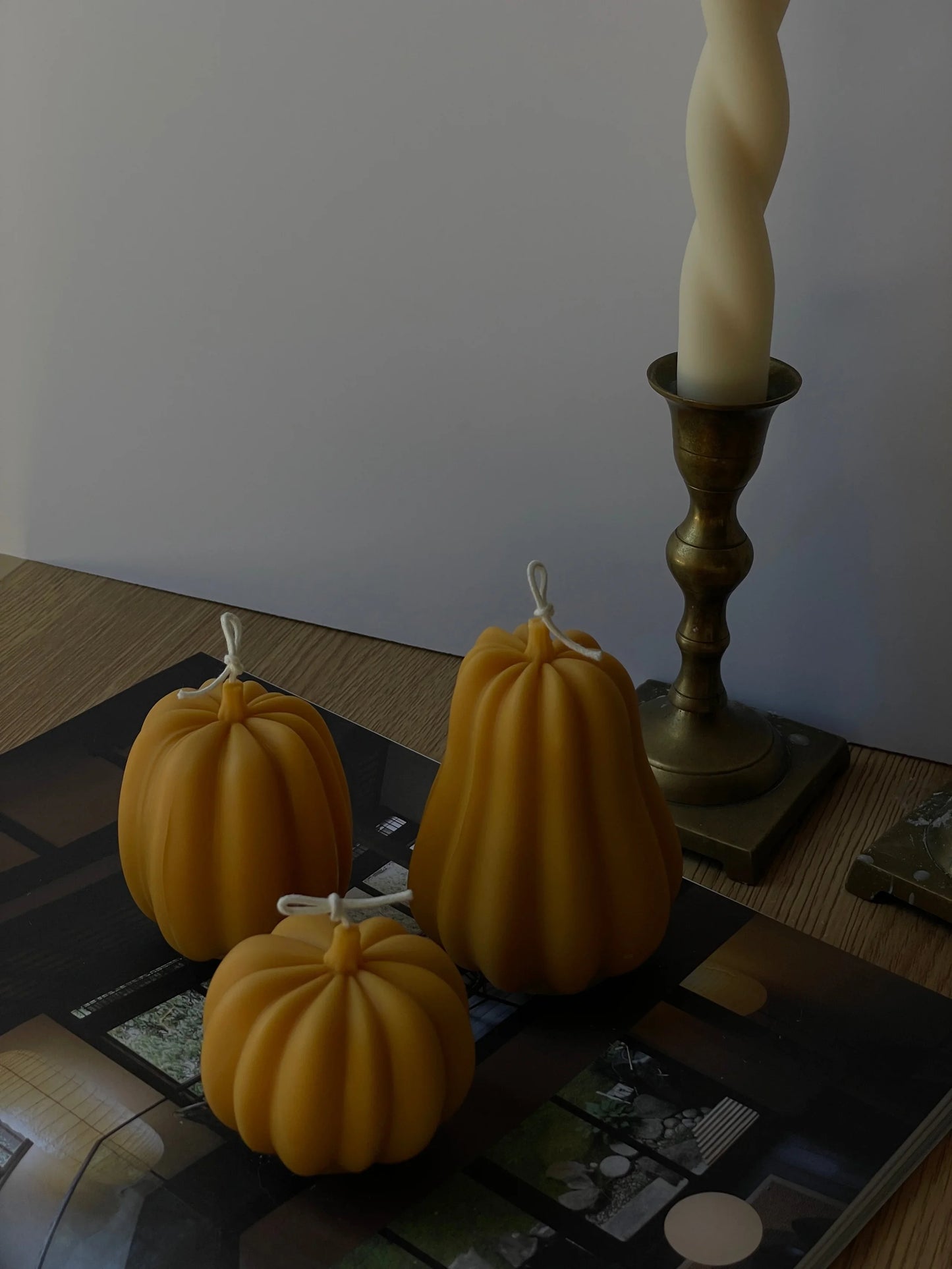 Bougie en forme de courge | Cire de soja