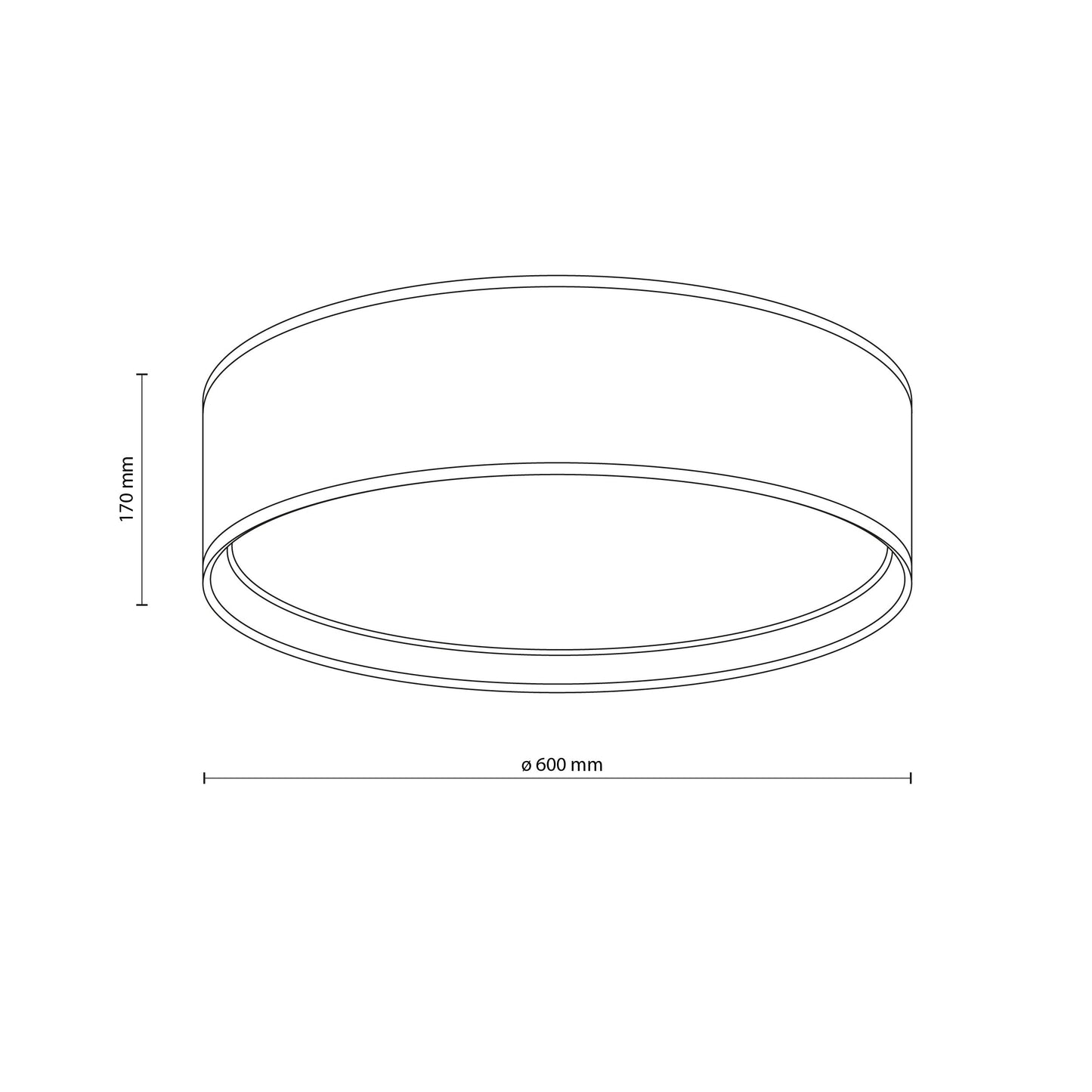 Plafonnier moderne BILBAO doré