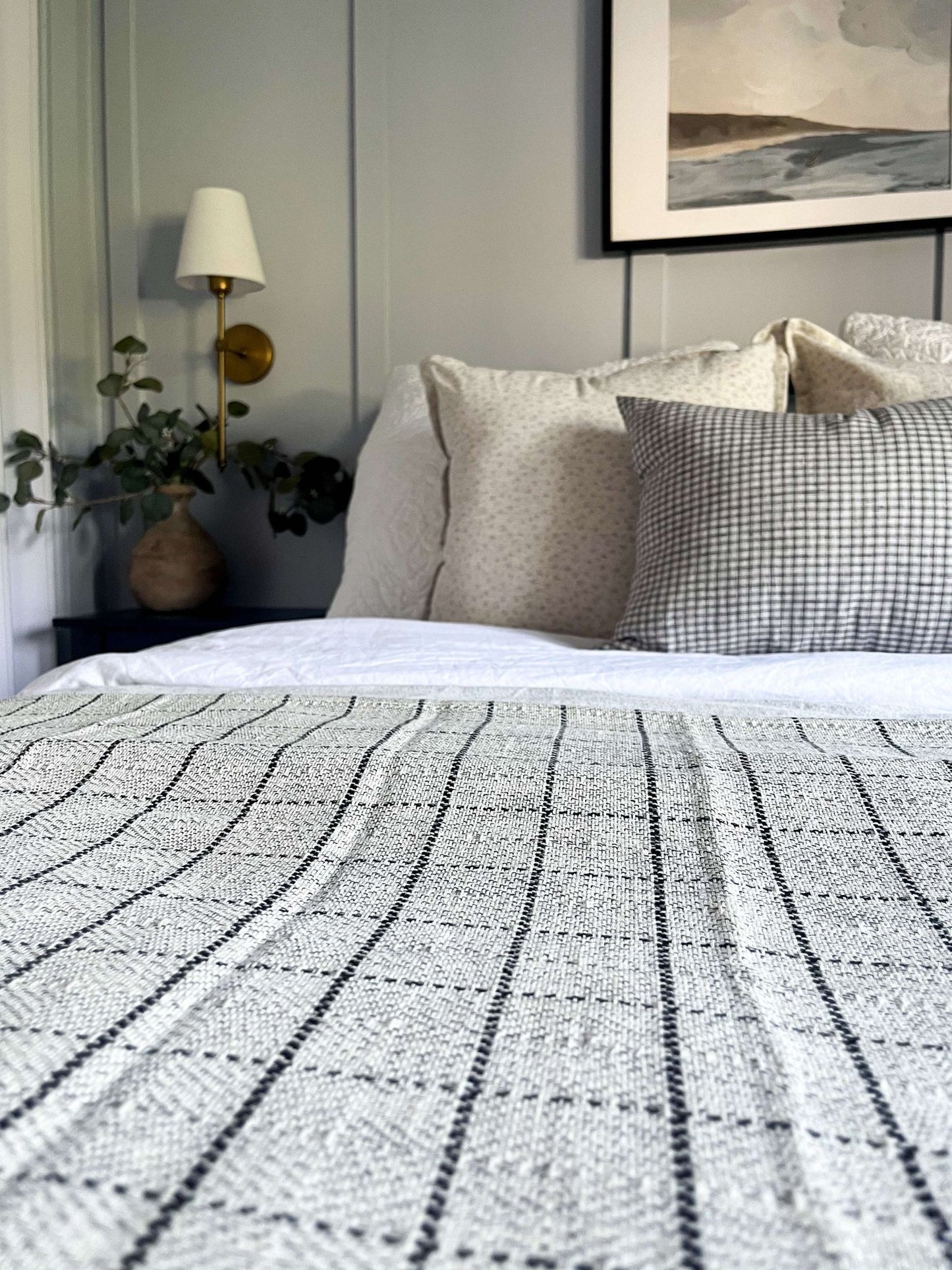 Housse de coussin Thelma | Motif à carreaux