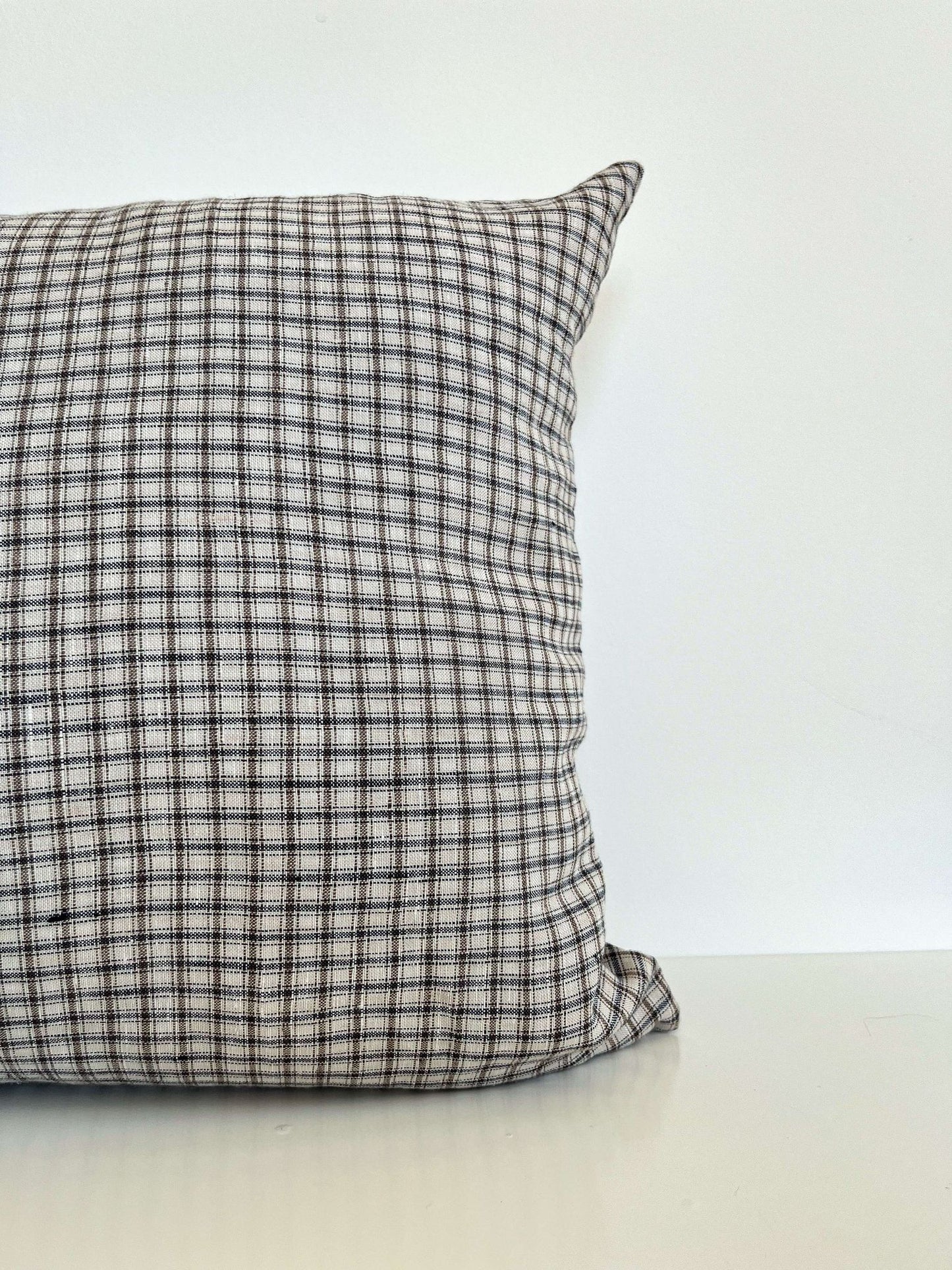 Housse de coussin Thelma | Motif à carreaux