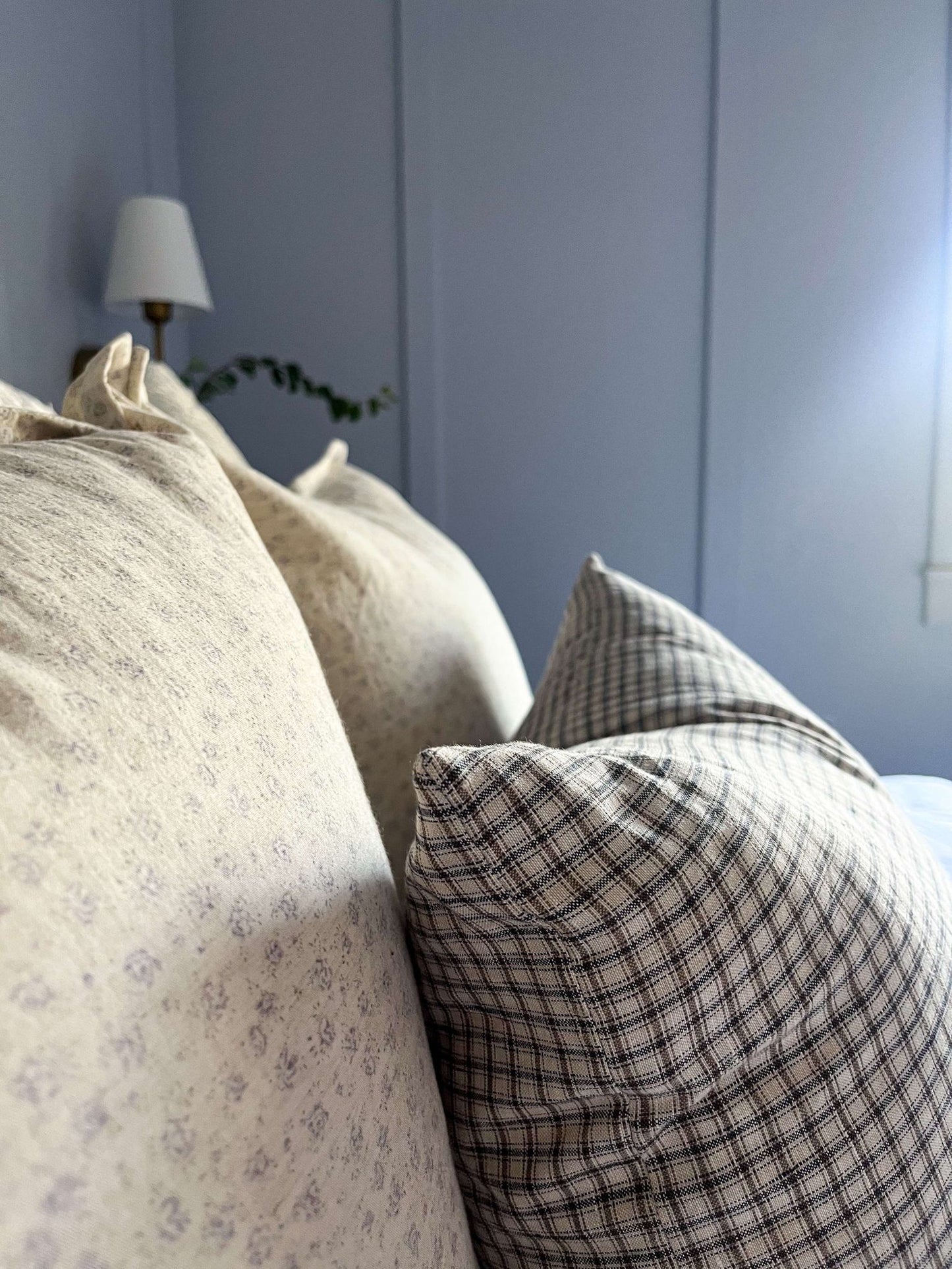 Housse de coussin Thelma | Motif à carreaux