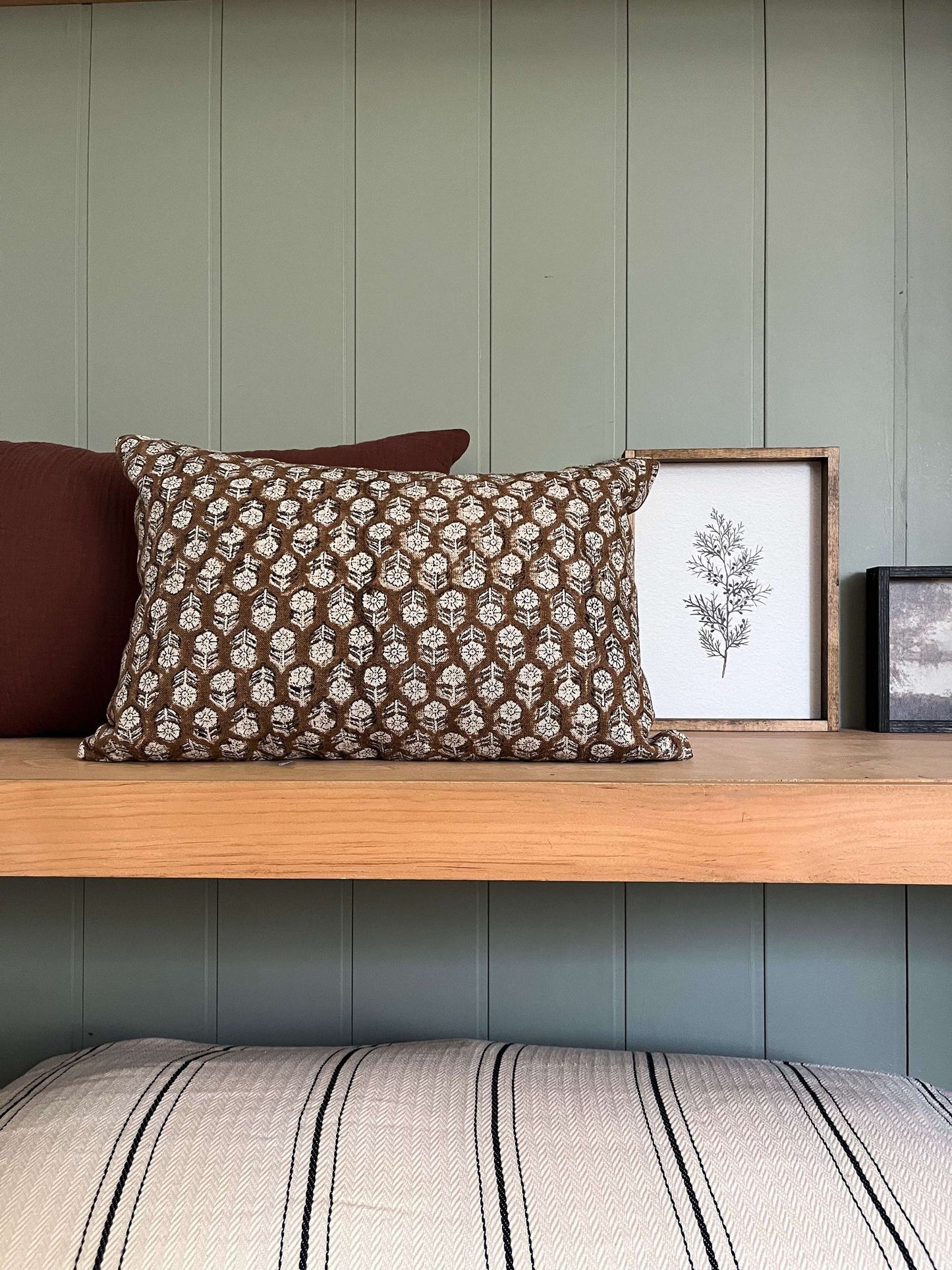 Housse de coussin Betsy | Imprimé botanique