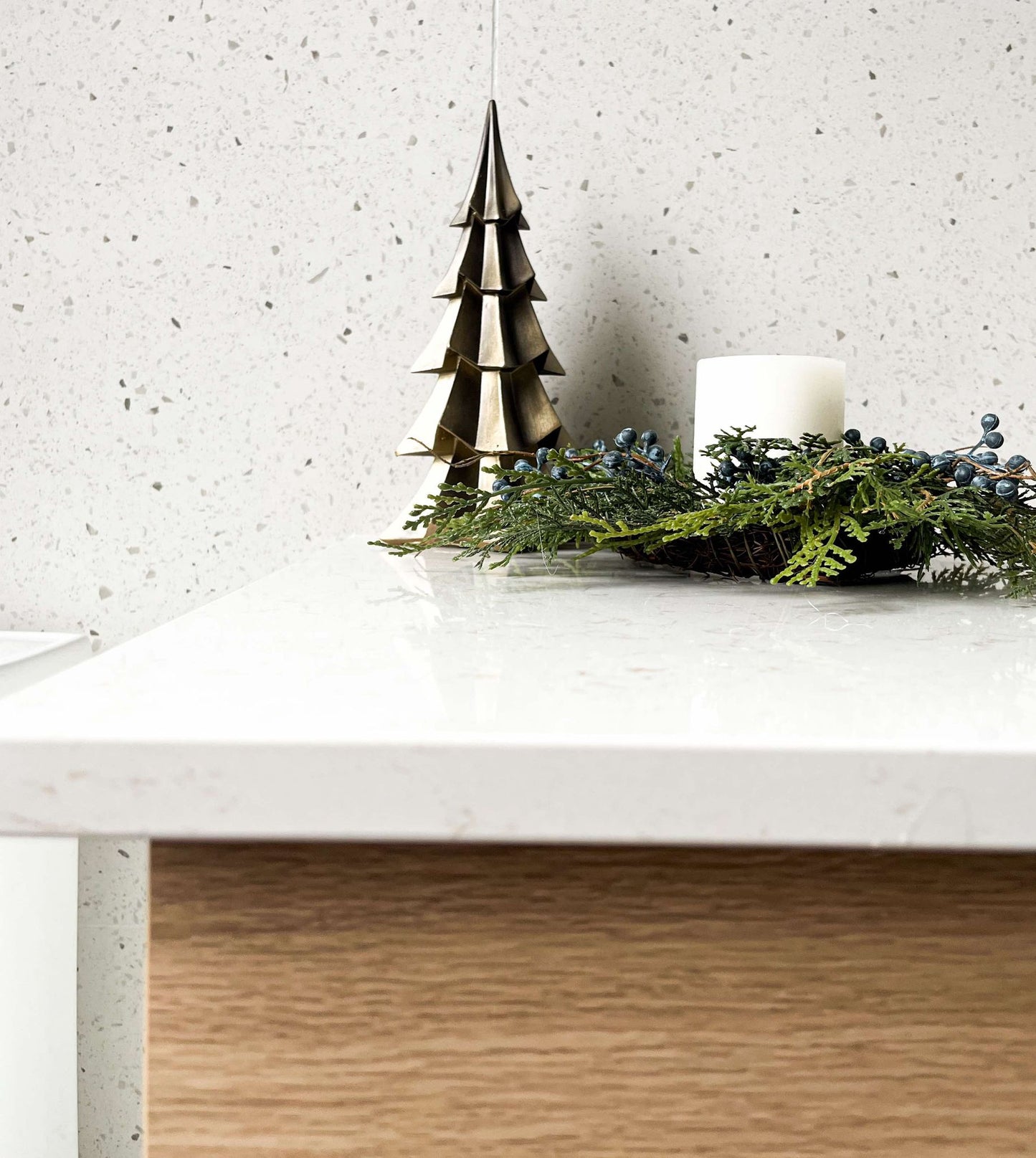 Mini Candle Holder Wreath | Cedar & Berries