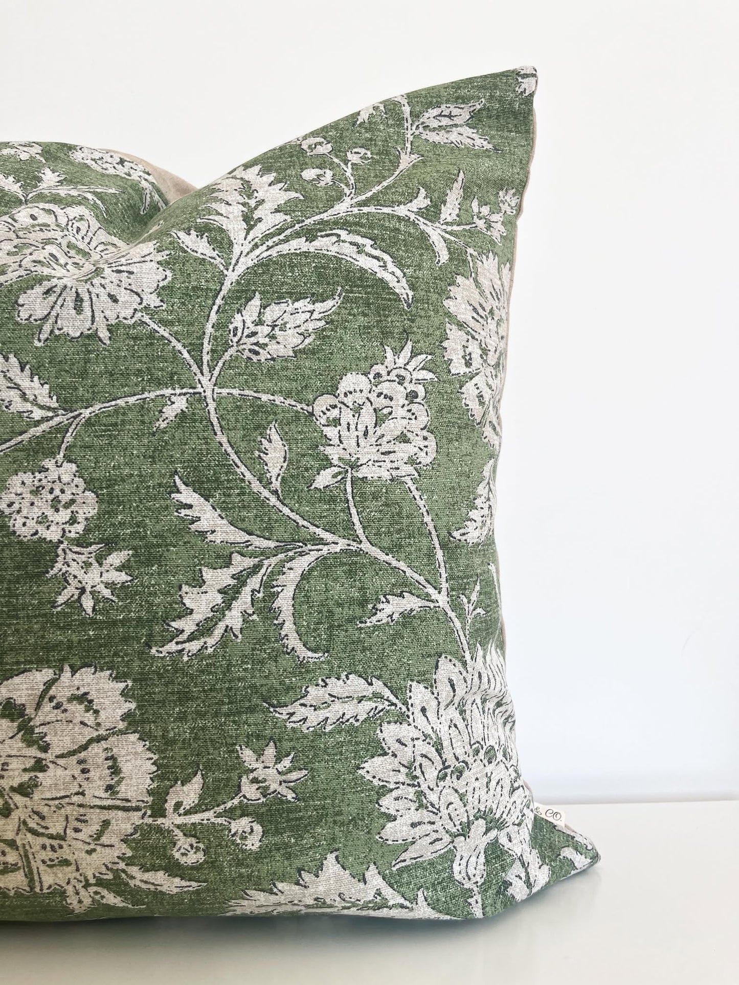 Housse de coussin Hope | Vert Basilic