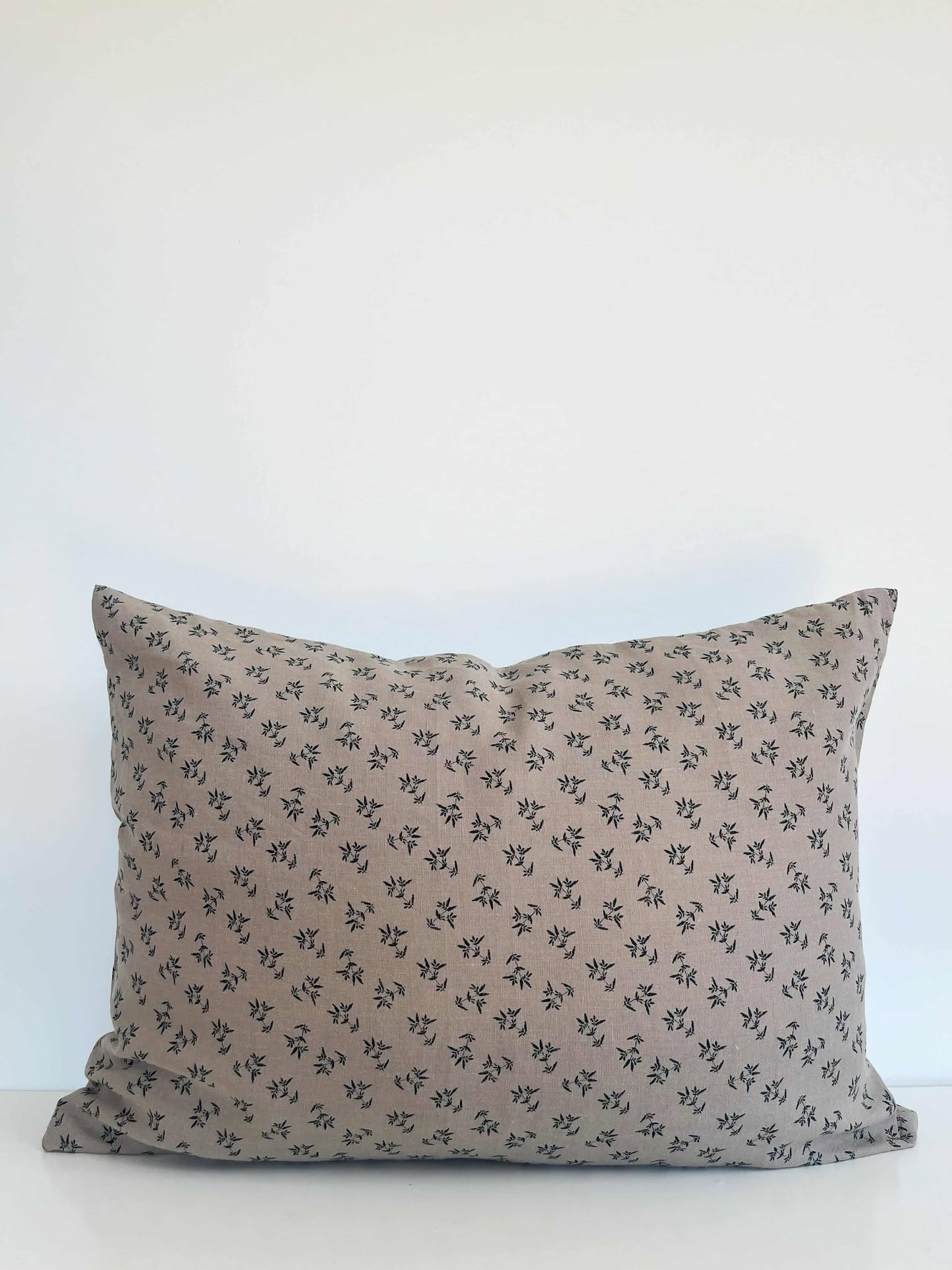 Housse de coussin Hortense | Greige et végétal