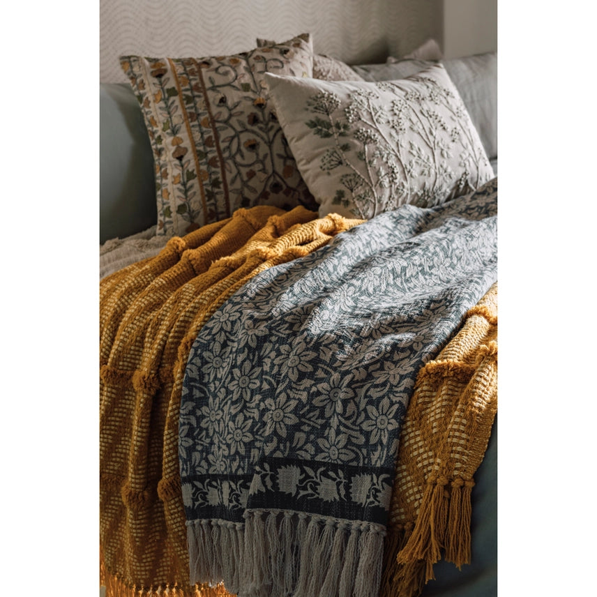 Jeté Iris | Motif floral