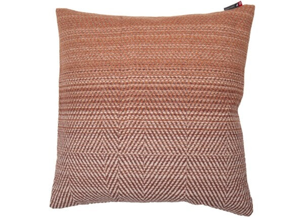 Housse de coussin dégradée à chevrons | Terra cotta