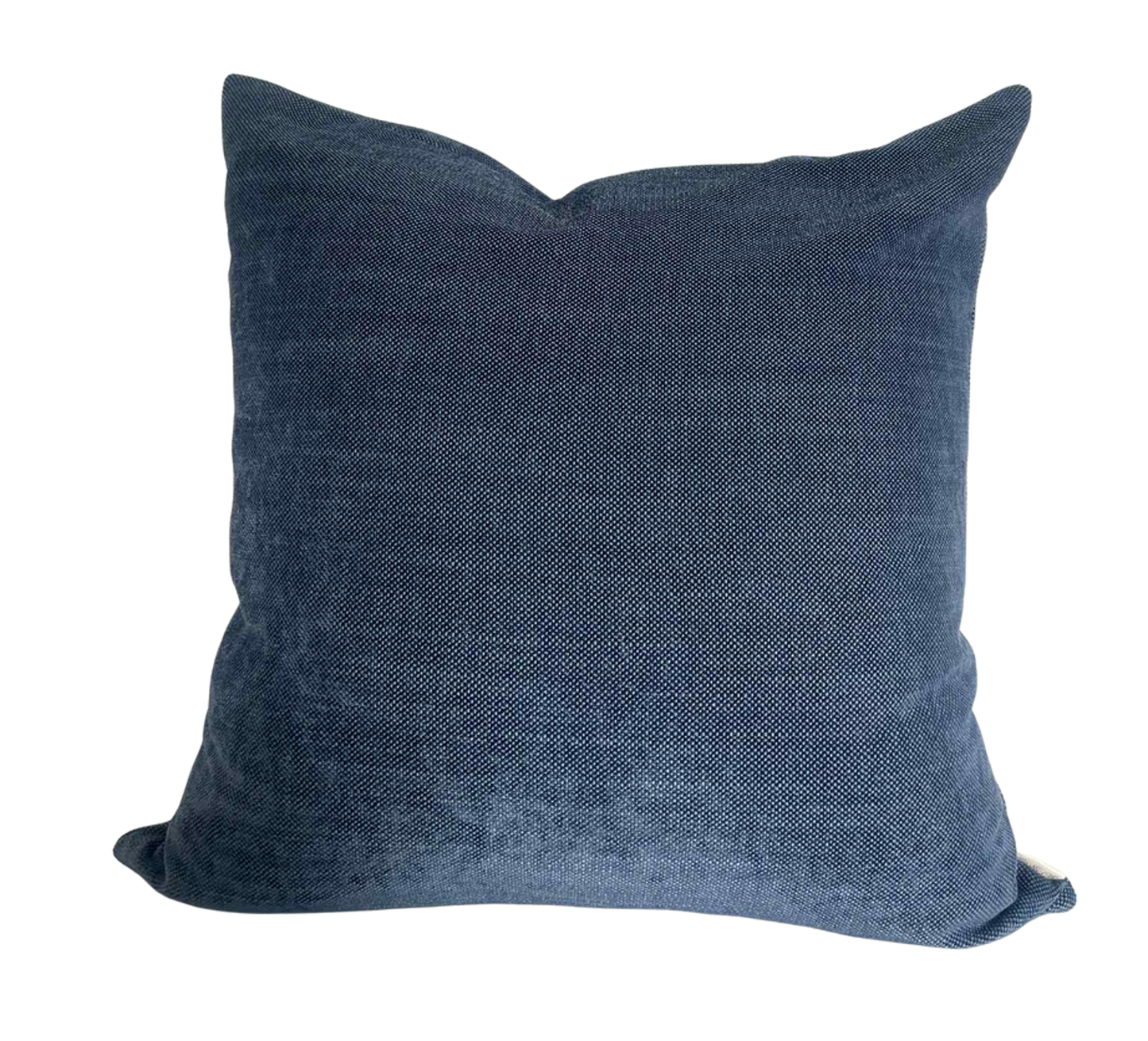 Housse de coussin Angie | bleu texturé