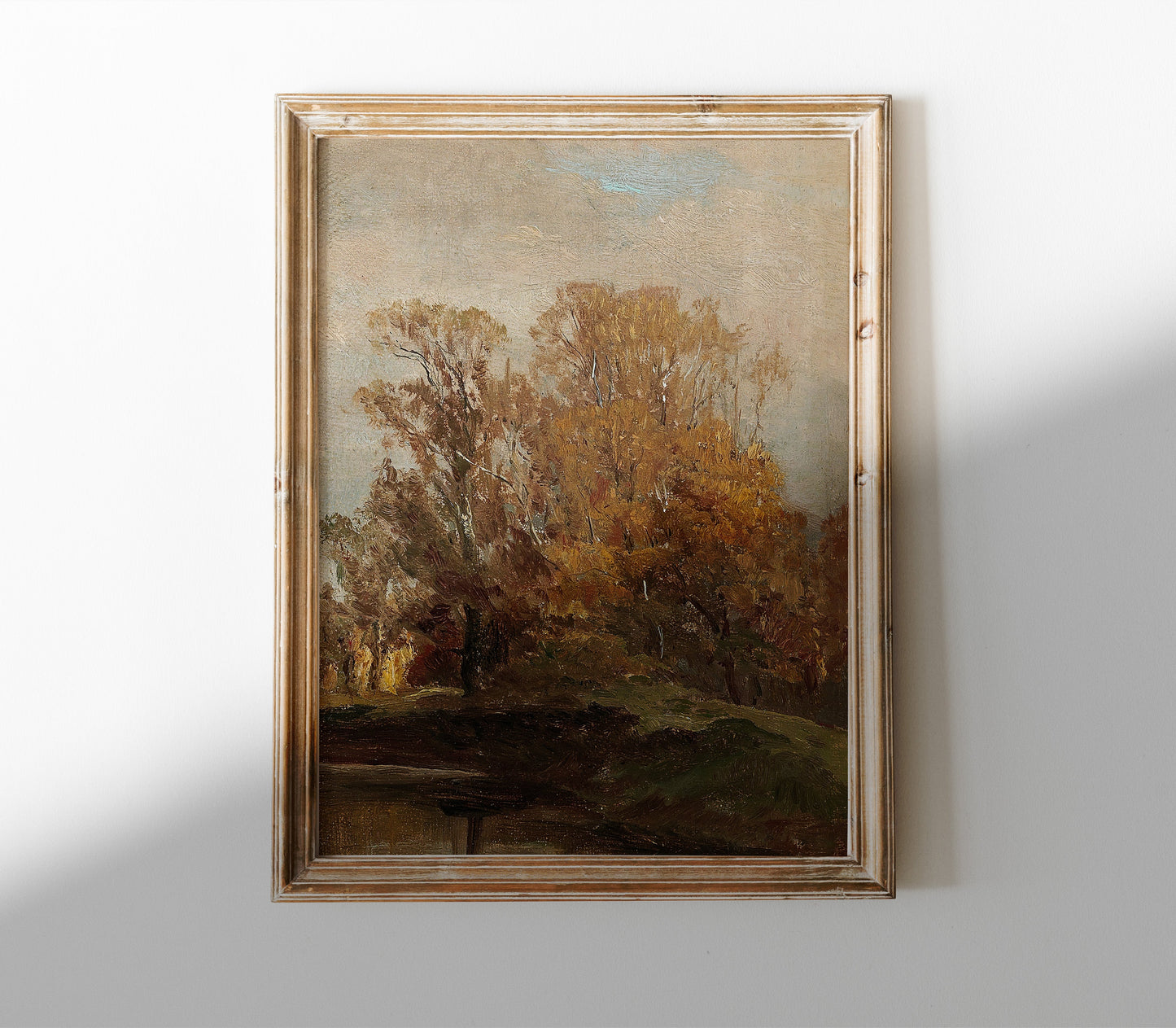 Impression d'art vintage| Paysage d'automne