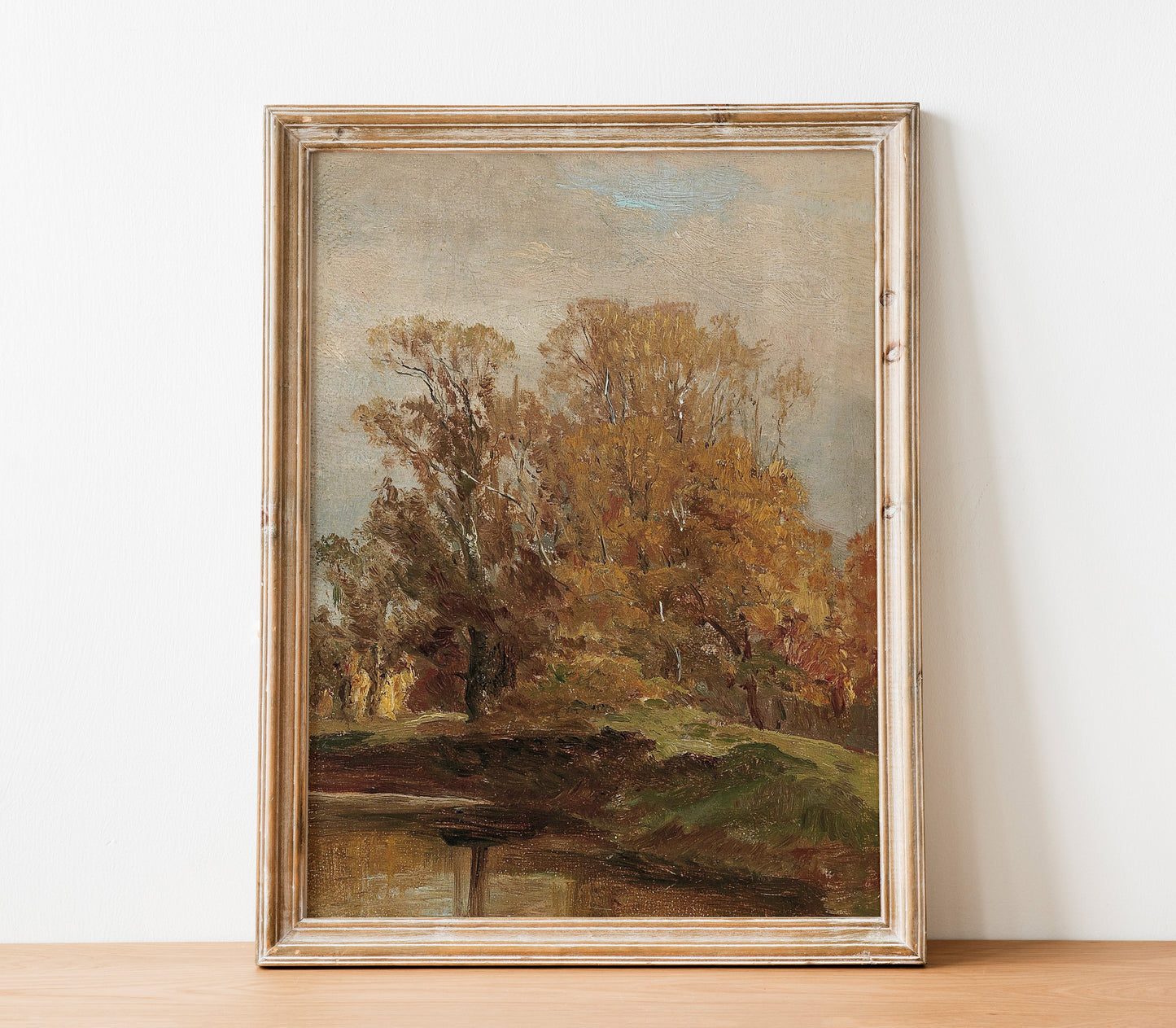Impression d'art vintage| Paysage d'automne