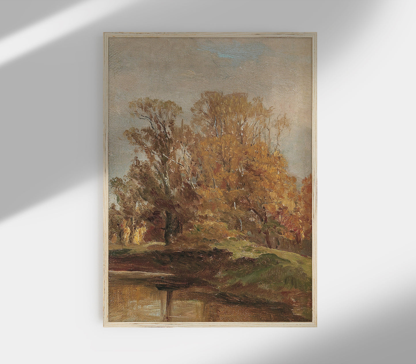 Impression d'art vintage| Paysage d'automne