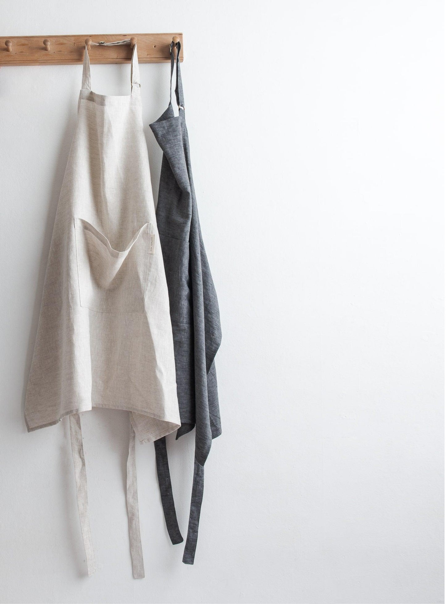Tablier ajustable en lin | Avoine