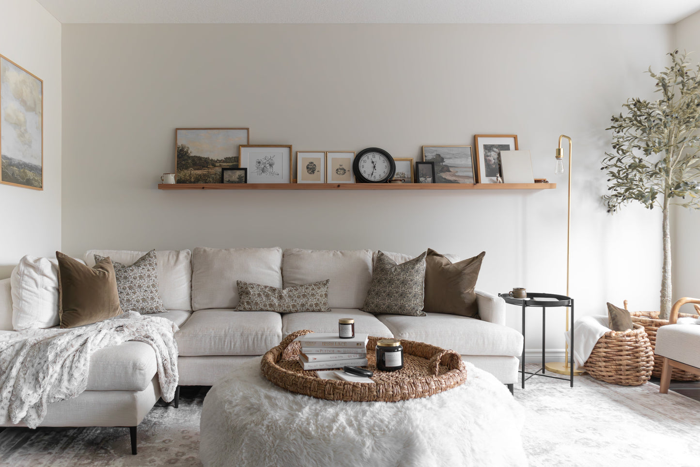Housse de coussin en velours | Olive