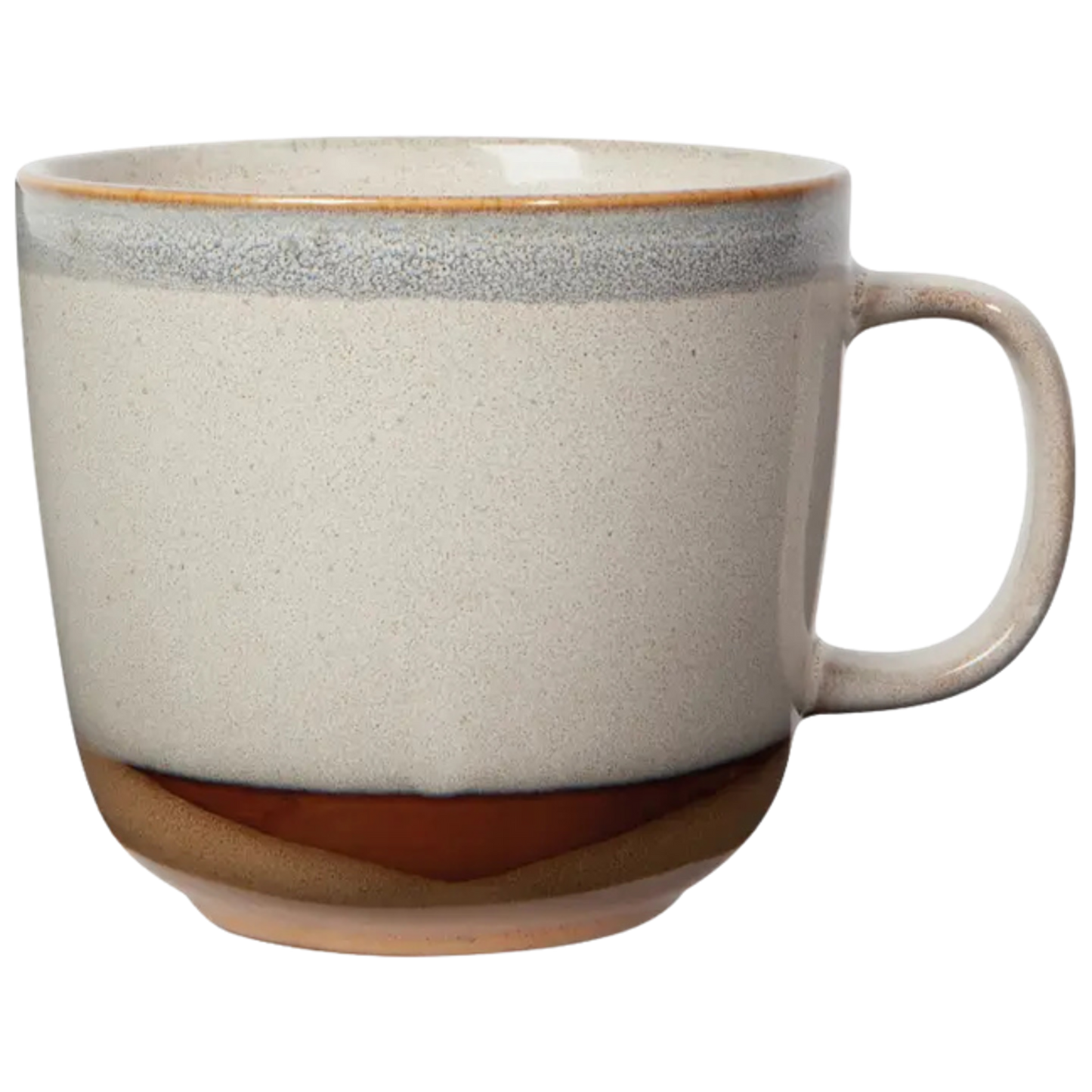 Sedona Stoneware Mug | Earth, Cream, and Steel Blue