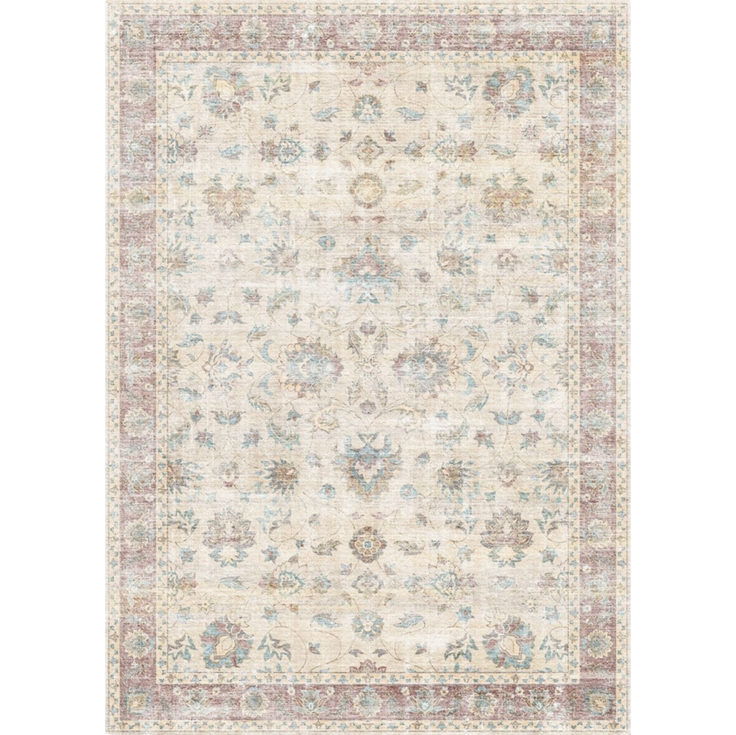 Tapis Ivoire Rose | Aria