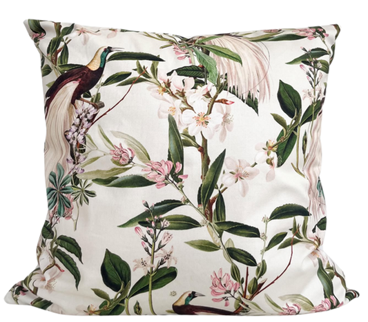 Jade Cushion Cover | Bird of Paradise