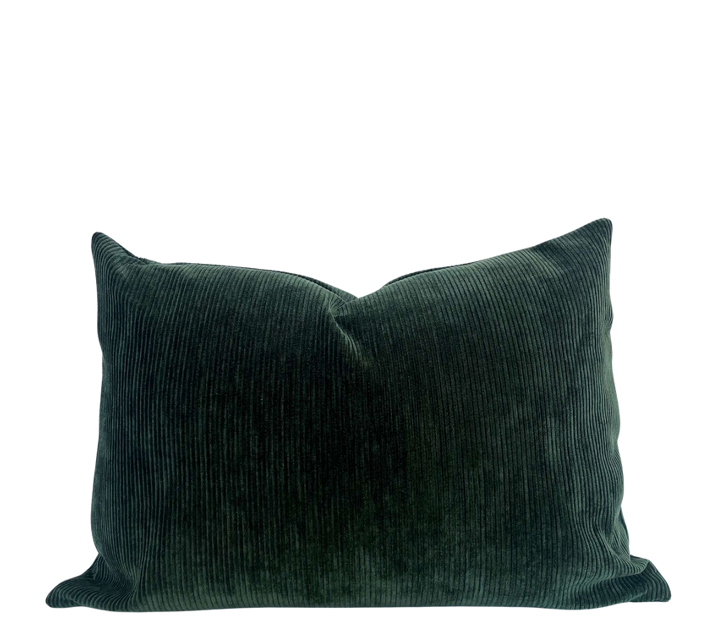 Housse de coussin Jorane | Velours côtelé vert jungle