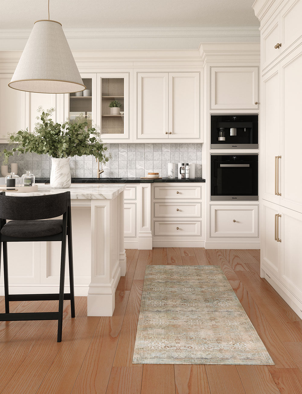 Tapis Kissara Beige Bleu