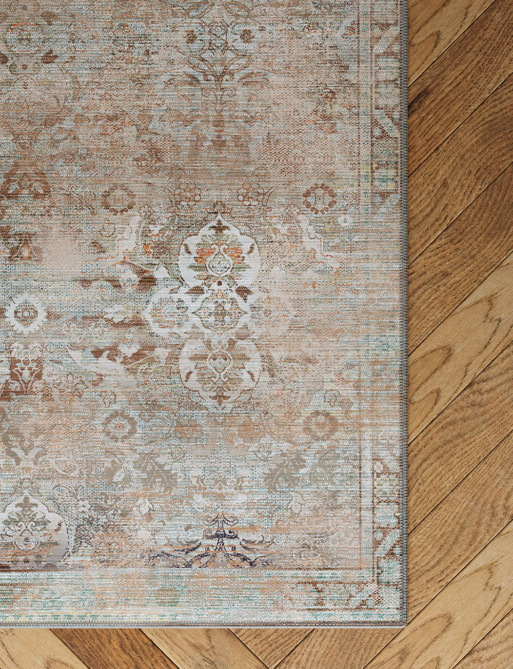 Tapis Kissara Beige Bleu