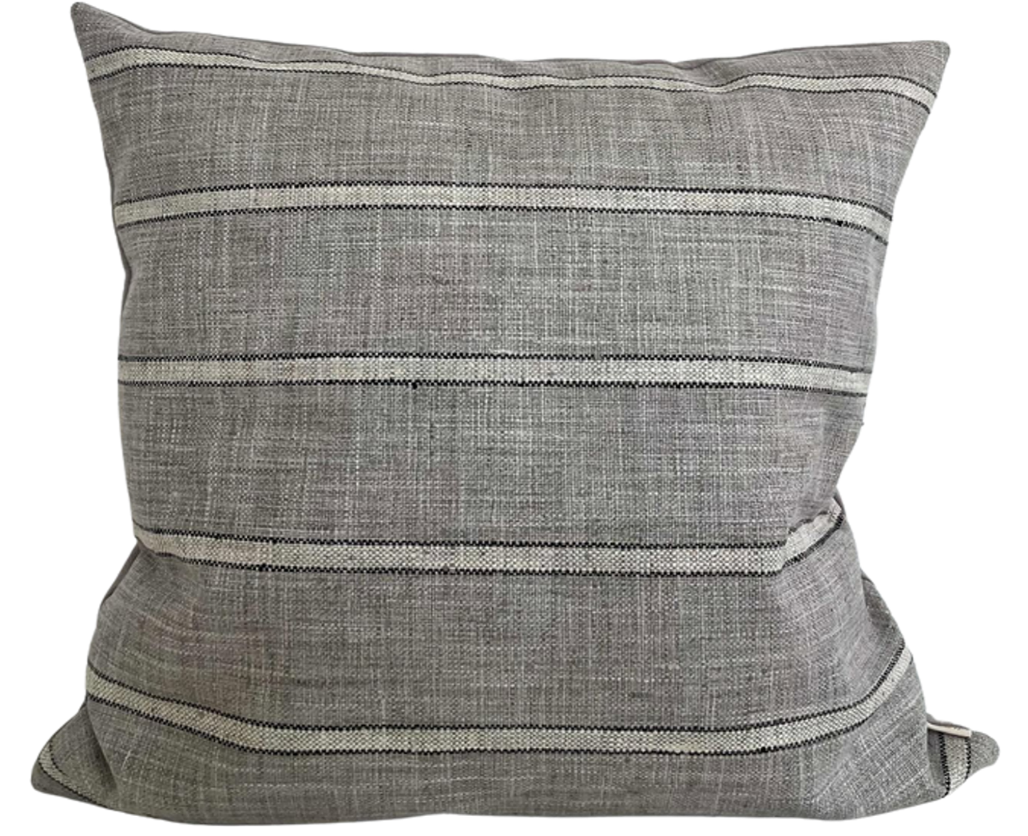 Housse de coussin Macy| Rayé Gris-Greige