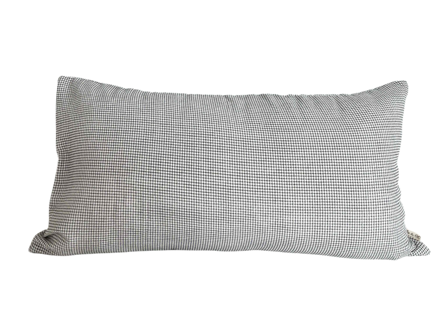 Housse de coussin Thalia | mini lumbar à carreaux