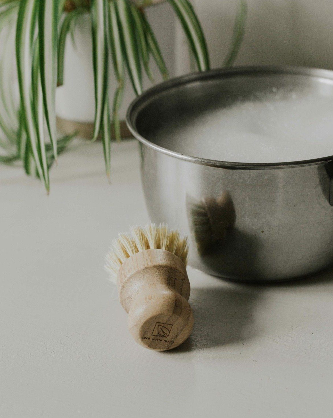 Brosse à pot en bambou