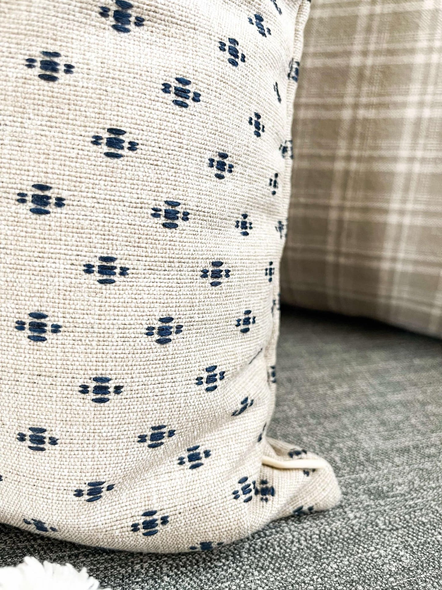 Housse de coussin Dahlia | Motif floral géométrique
