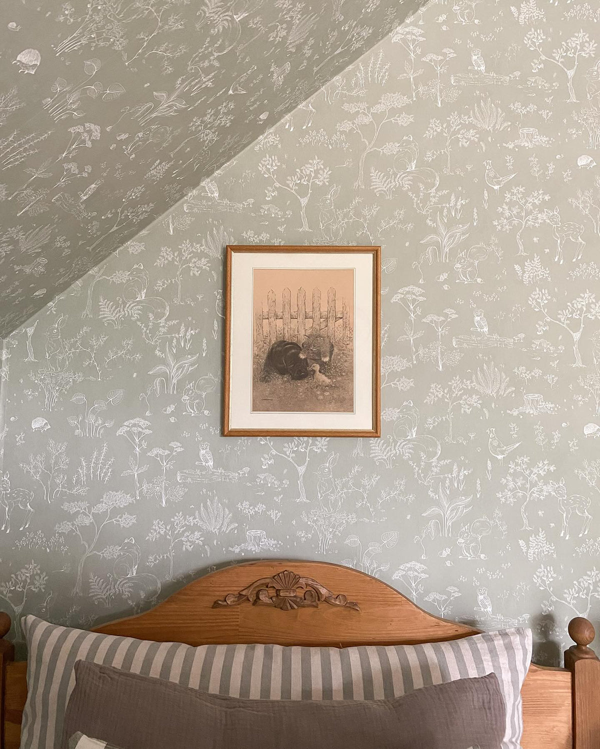 Papier peint Hollie | Pistachio