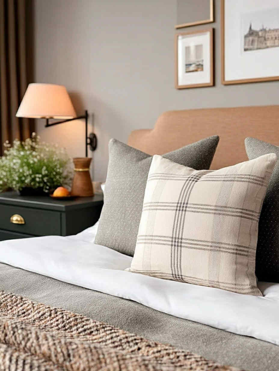 Housse de coussin Jade | Vert sablonneux