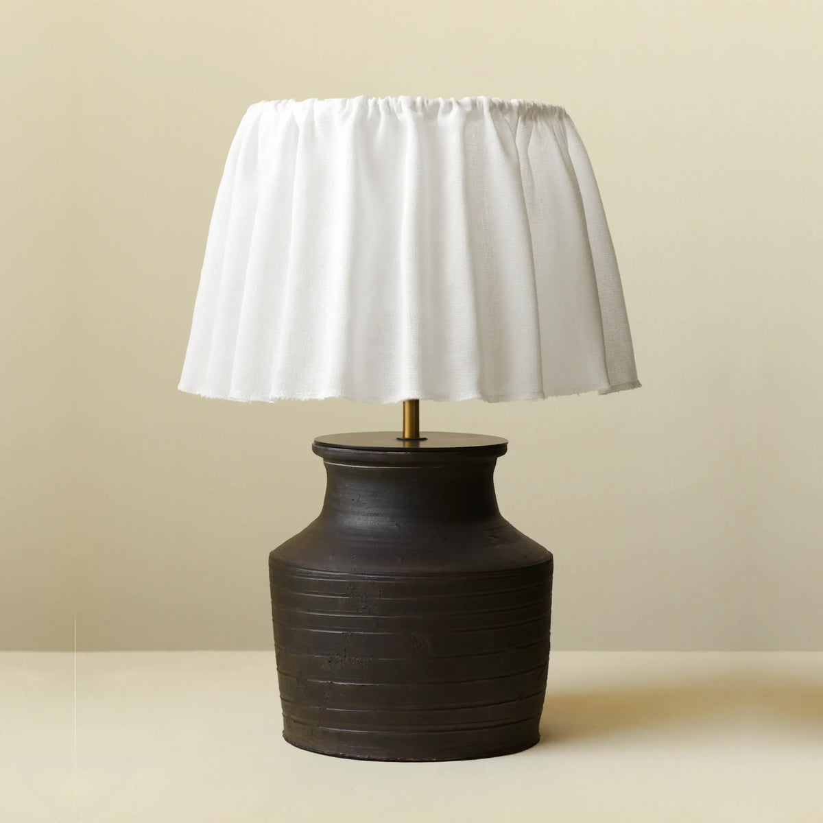 Lampe de Table Éloïse | à Plis en Céramique