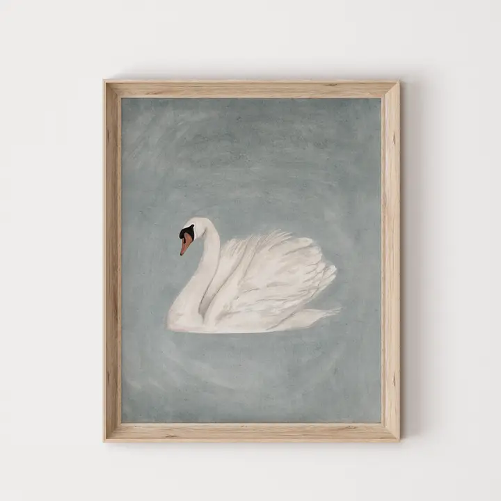 Illustration imprimée | « Le Cygne»