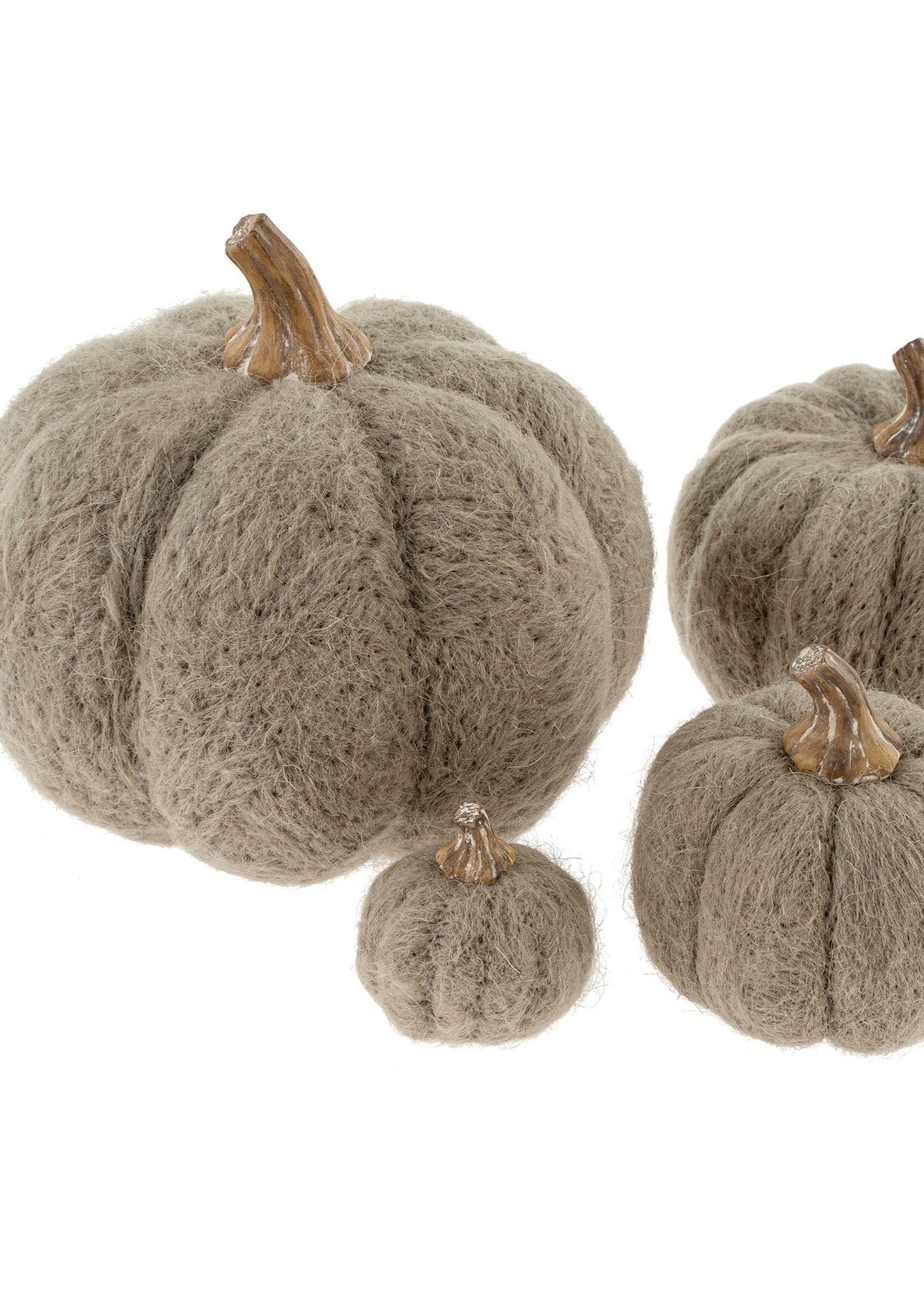 Citrouille en feutrine | Stone (gris)