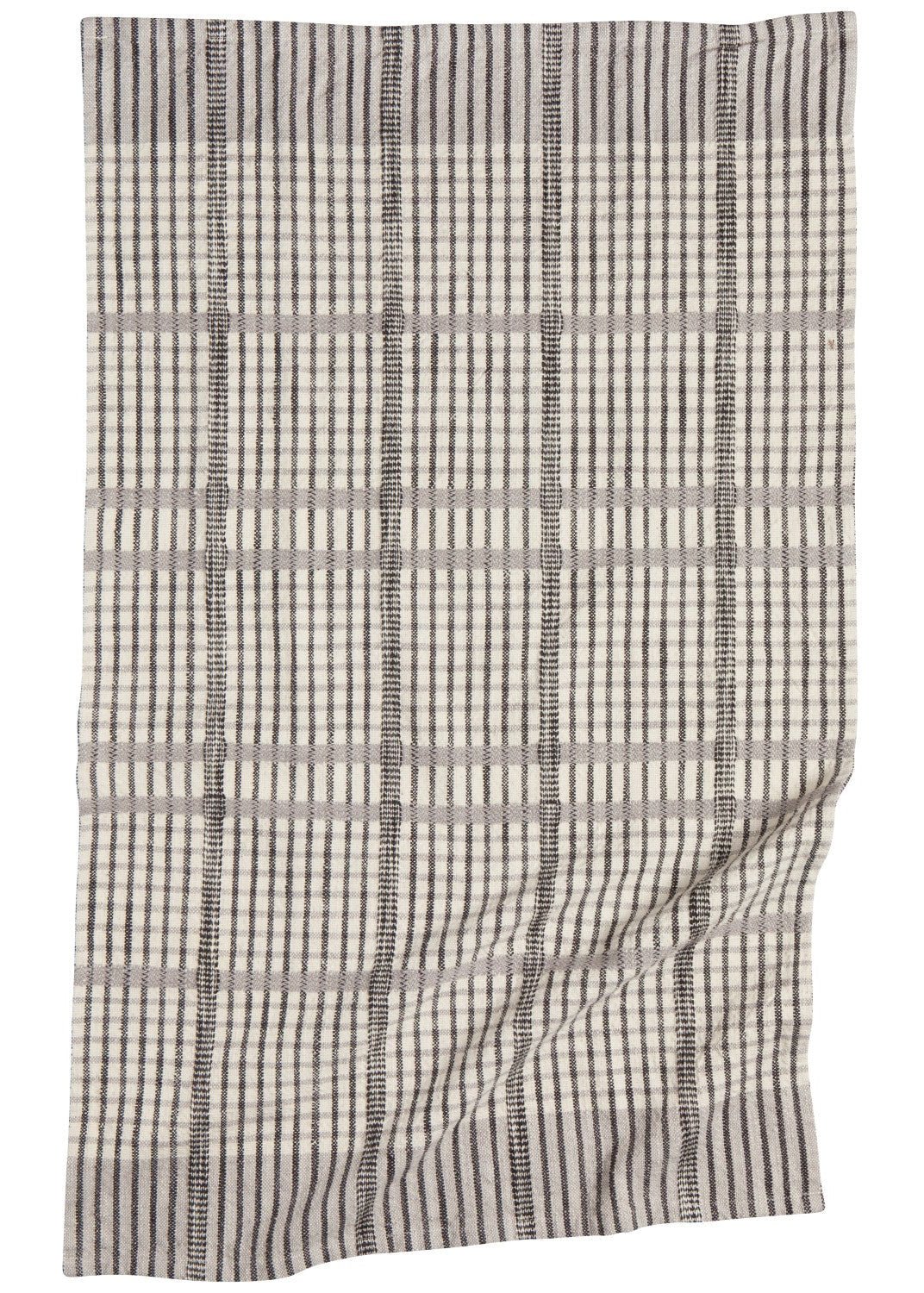 Serviettes de cuisine Finley | Lot de 2 couleur gris argenté