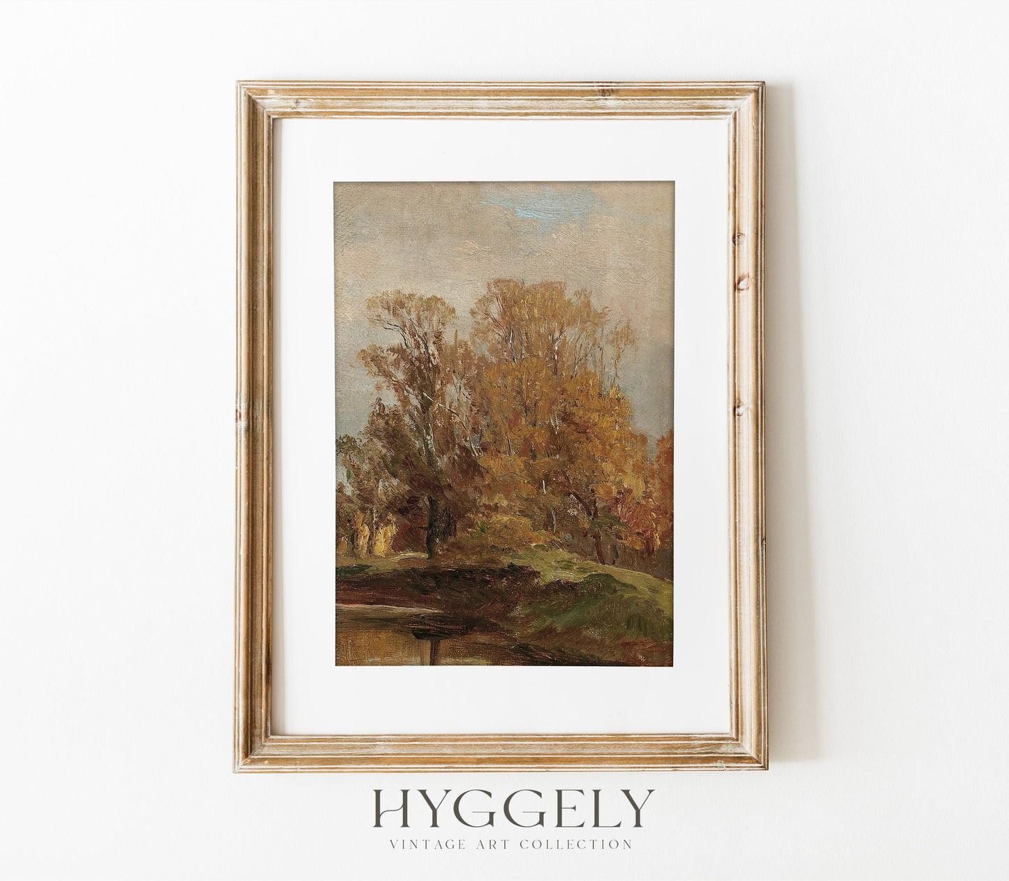 Impression d'art vintage| Paysage d'automne