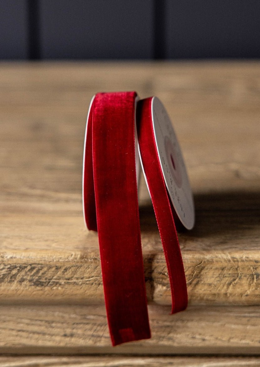Ruban de velours rouge