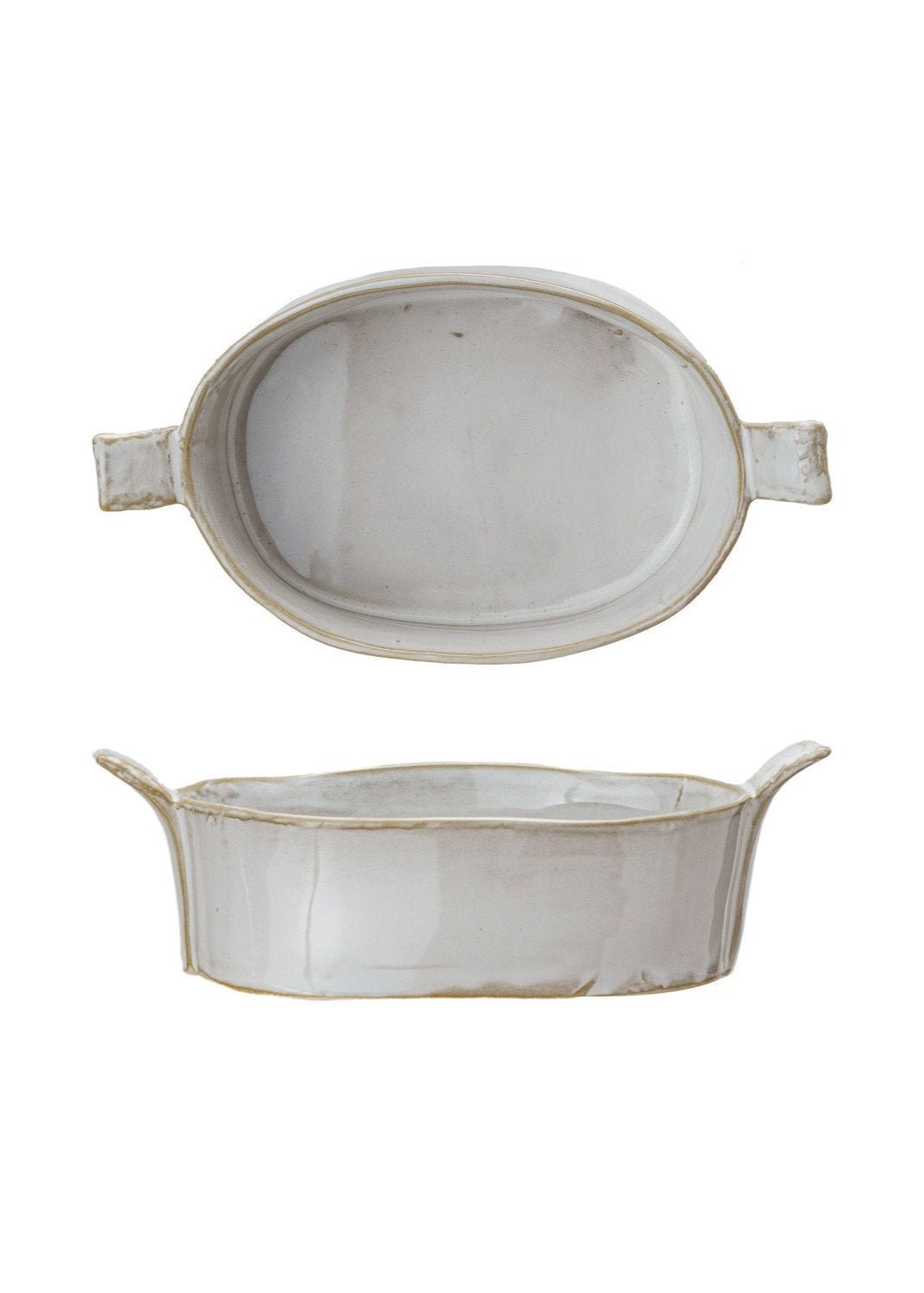 Plats de cuisson en grès | Lot de 2