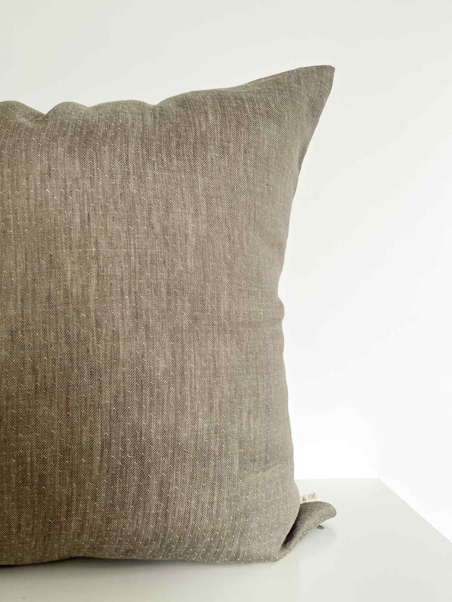 Housse de coussin Jade | Vert sablonneux
