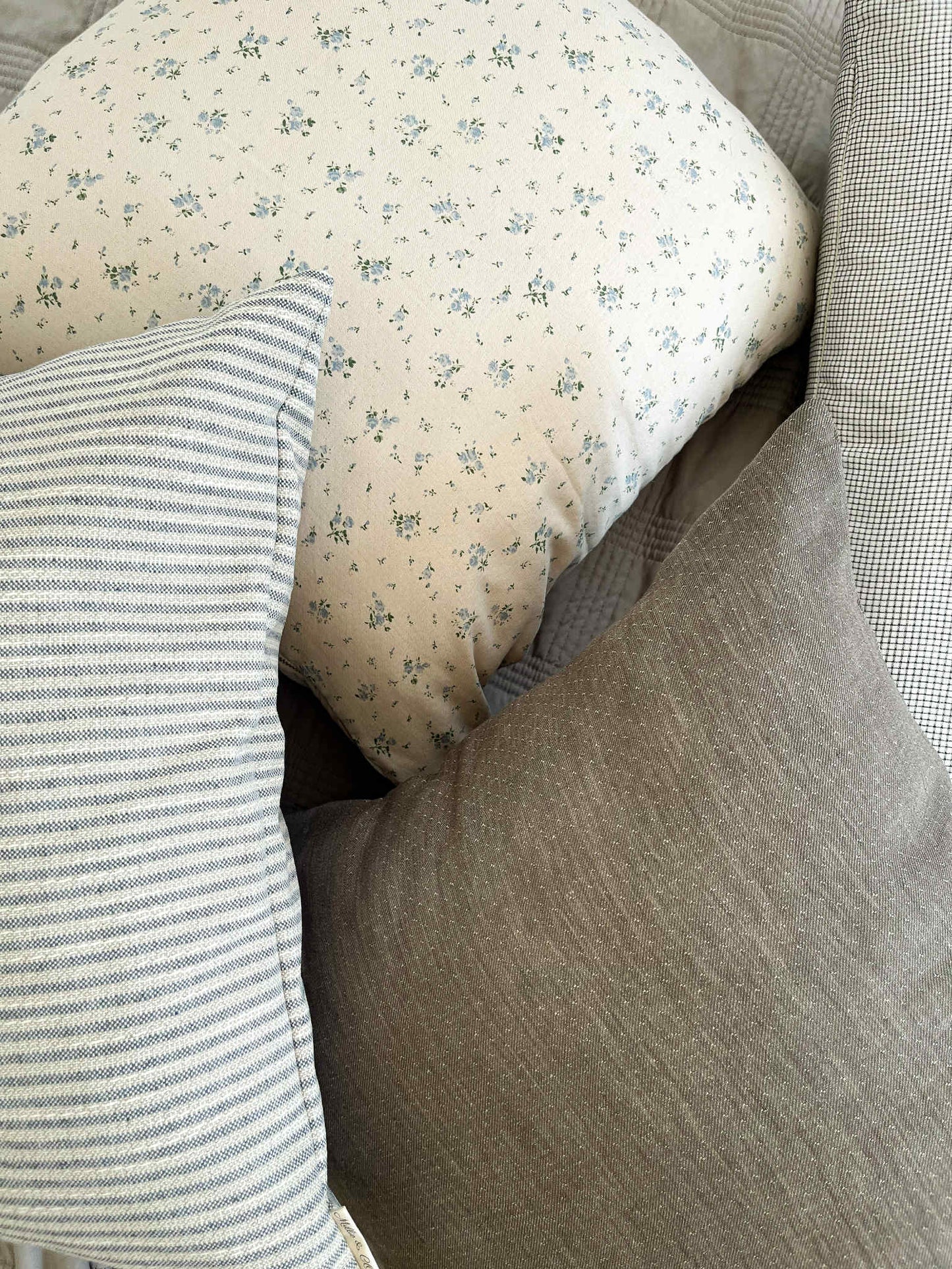 Housse de coussin Jade | Vert sablonneux
