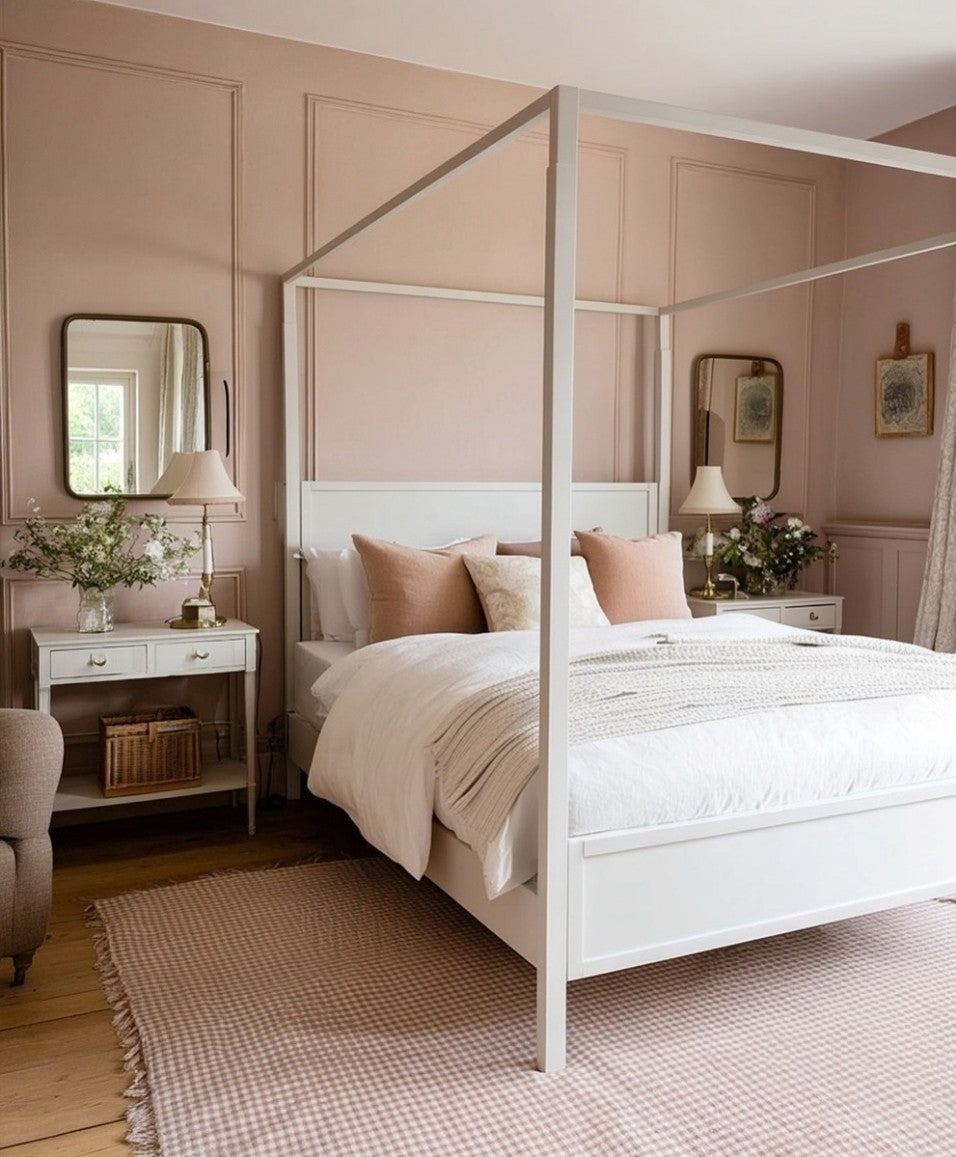 Une chambre élégante et douce pour fille