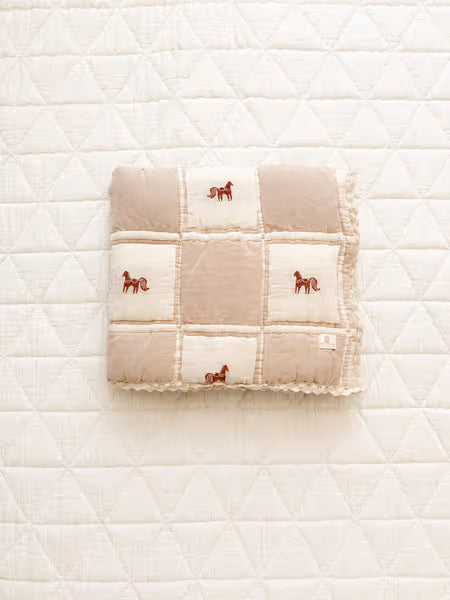 Bedspread - Bedspread | Coffee and mineral blue color