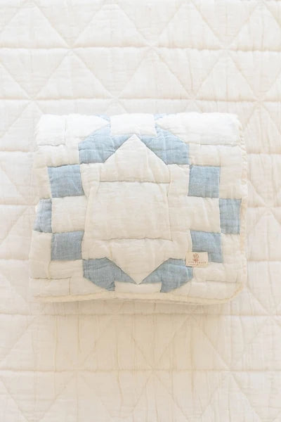 Bedspread - Bedspread | Coffee and mineral blue color
