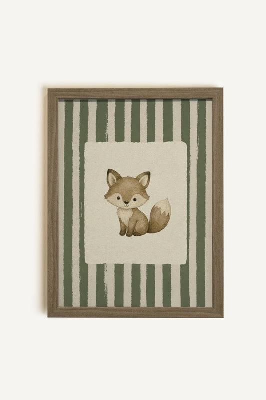 COMPAGNON DES BOIS, Oeuvre sur toile rigide, encadré brun chêne