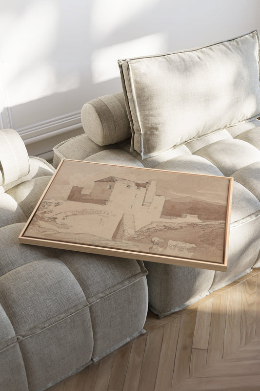 STONE AND STREAM, Oeuvre sur toile étirée