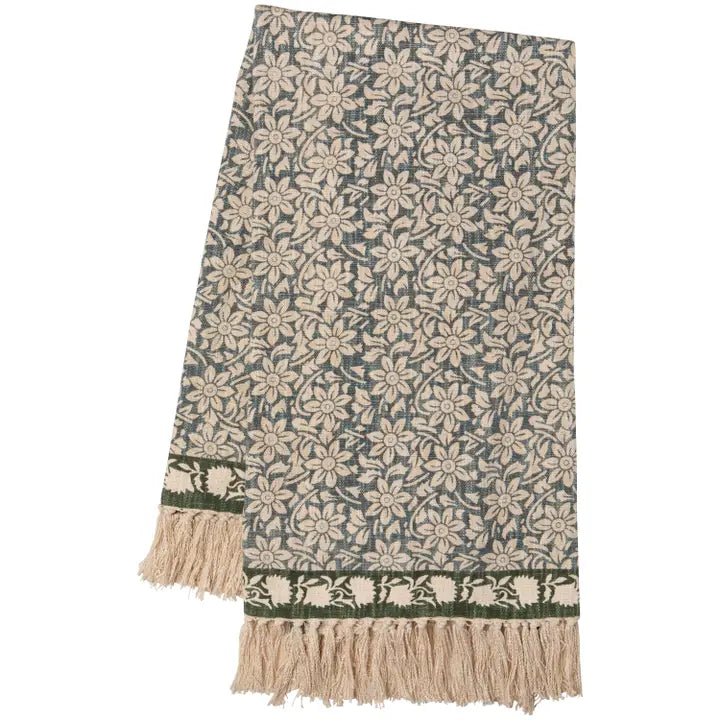 Jeté Iris | Motif floral