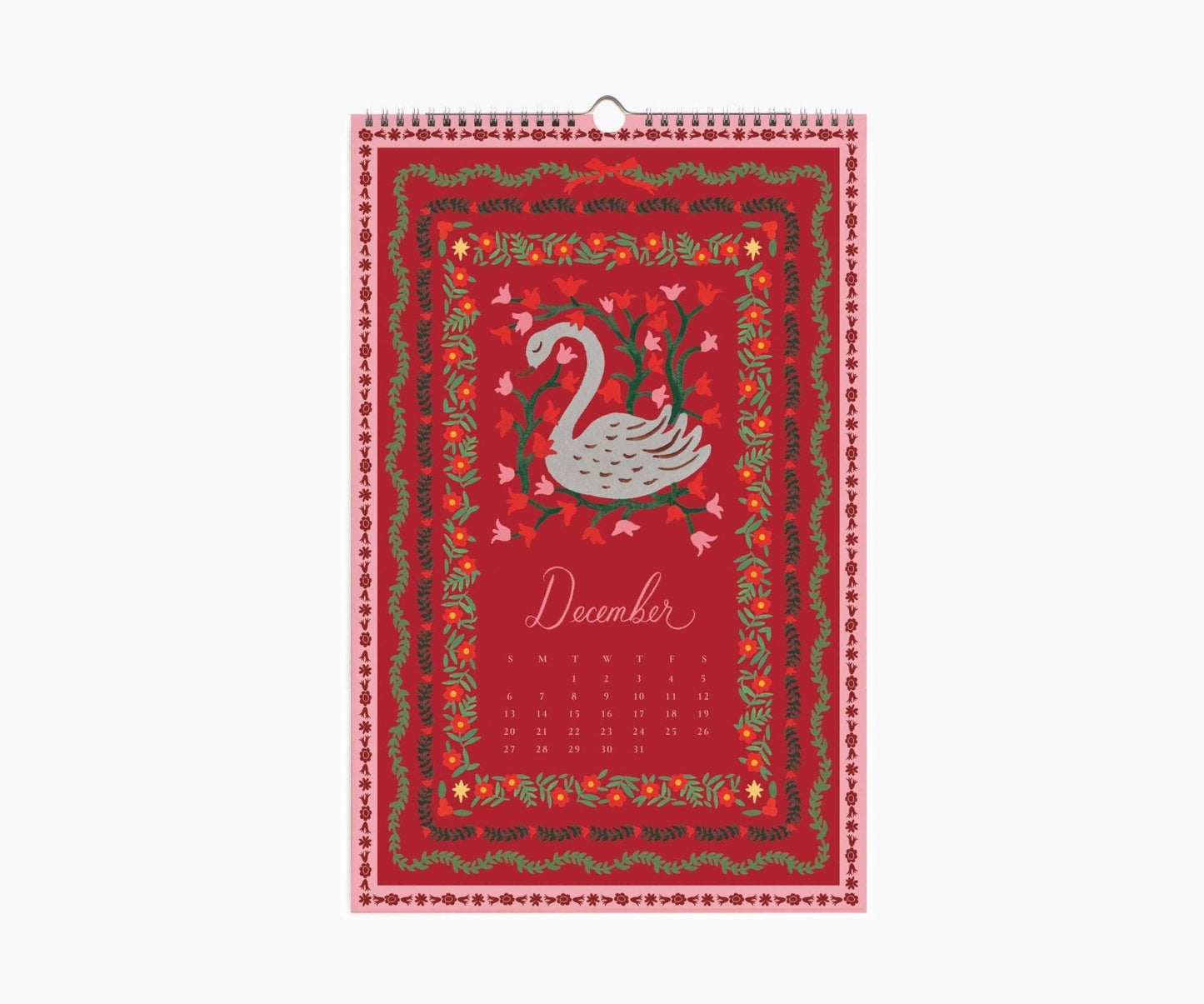 Calendrier mural Flora 2026