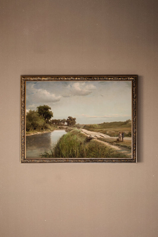 PÉRIPLE PAISIBLE, CADRE VINTAGE BRONZE