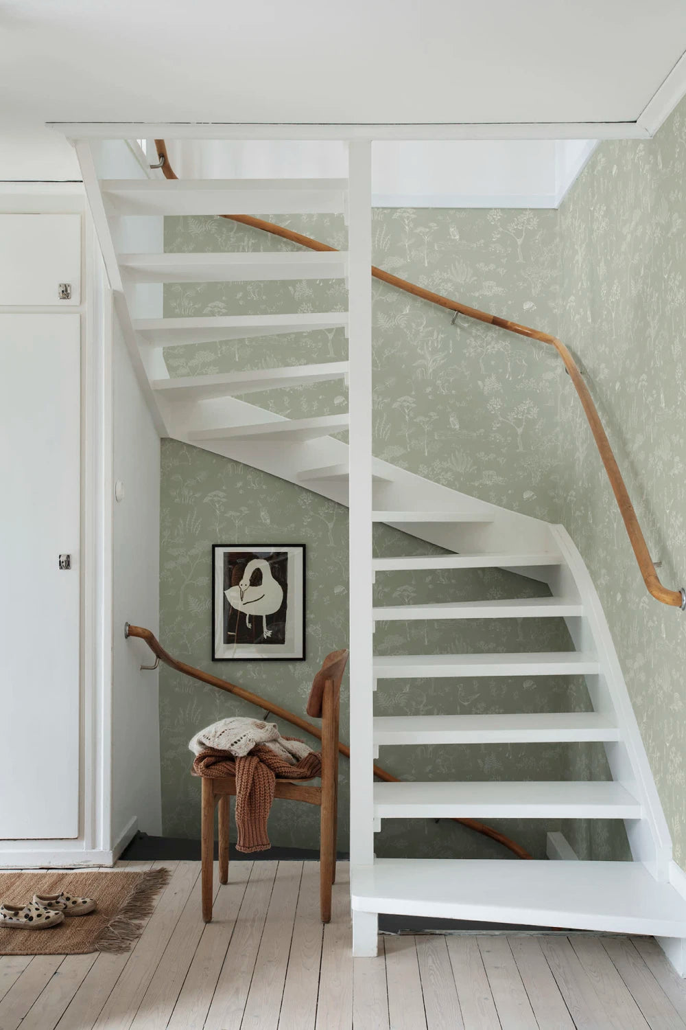 Papier peint Hollie | Pistachio